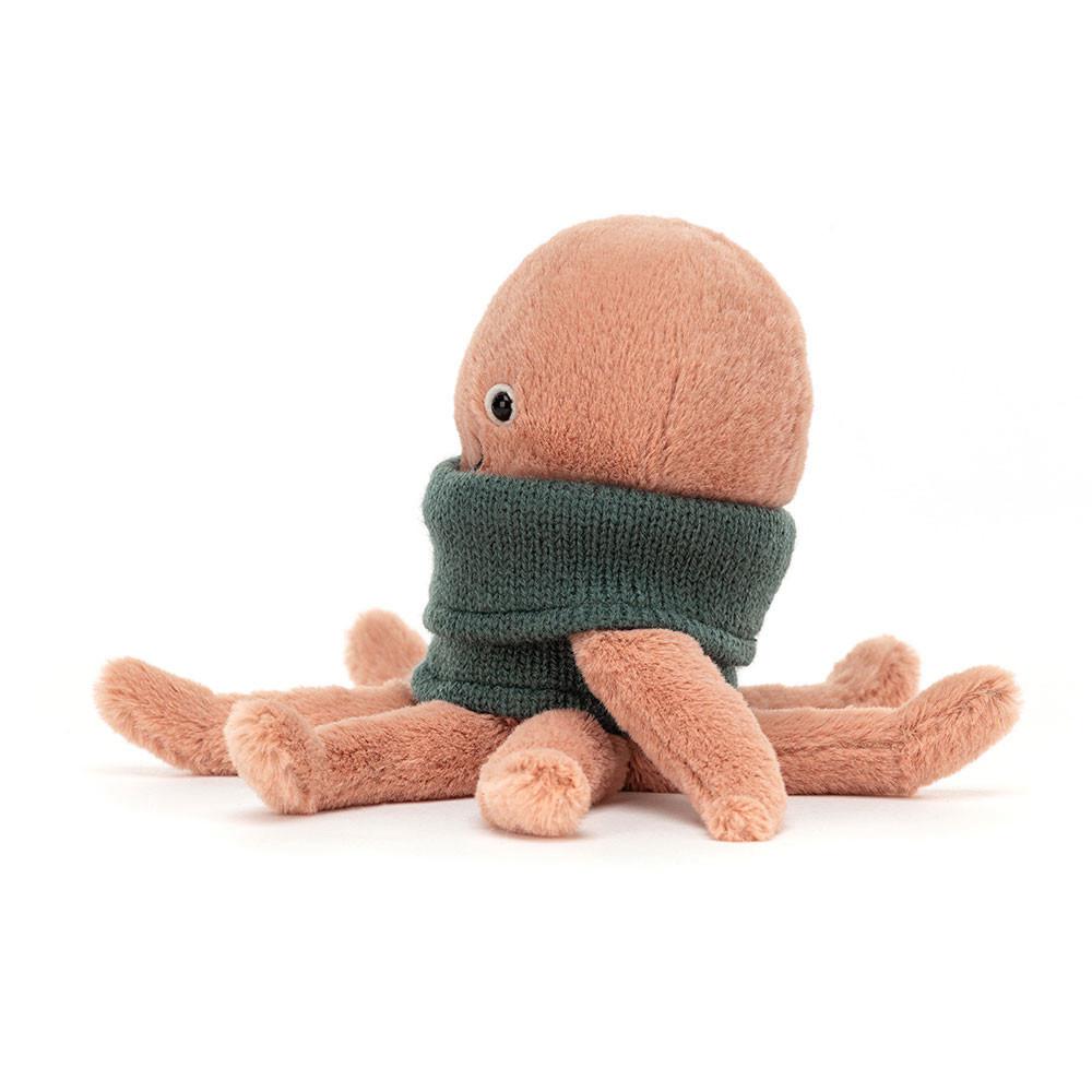 Jellycat Cozy Crew Octopus 20cm x 6cm x 6cm Animals Orange | Deutschland  435-XIMJCA