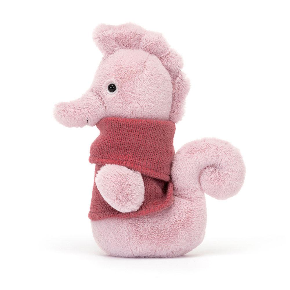 Jellycat Cozy Crew Seahorse 17cm x 6cm x 9cm Animals Rosa | Deutschland  275-NBHUWJ