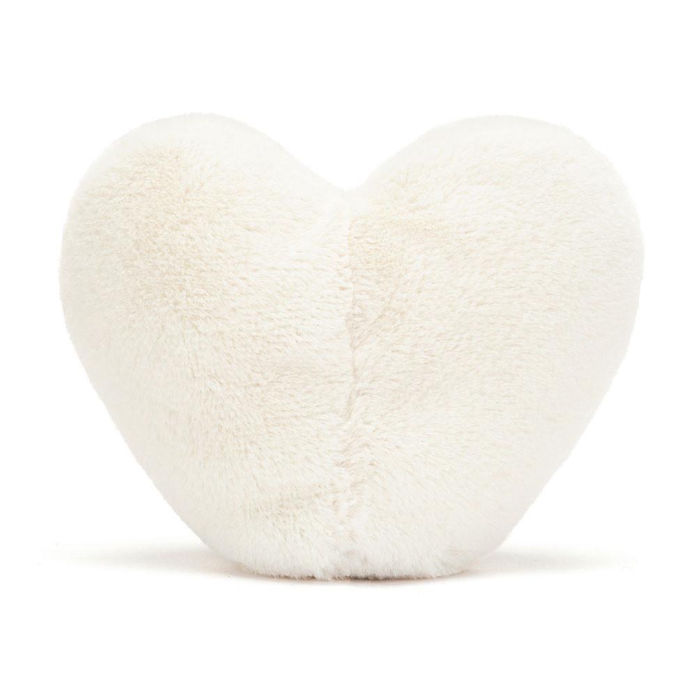 Jellycat Cream Heart 11cm x 12cm x 4cm Amuseables Weiß | Deutschland  146-PJZNAY