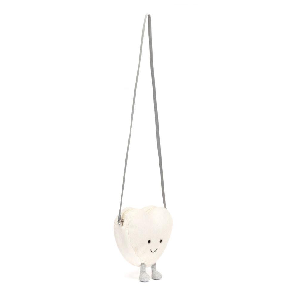 Jellycat Cream Heart 17cm x 18cm x 5cm Tasche Weiß | Deutschland  570-SPORCG