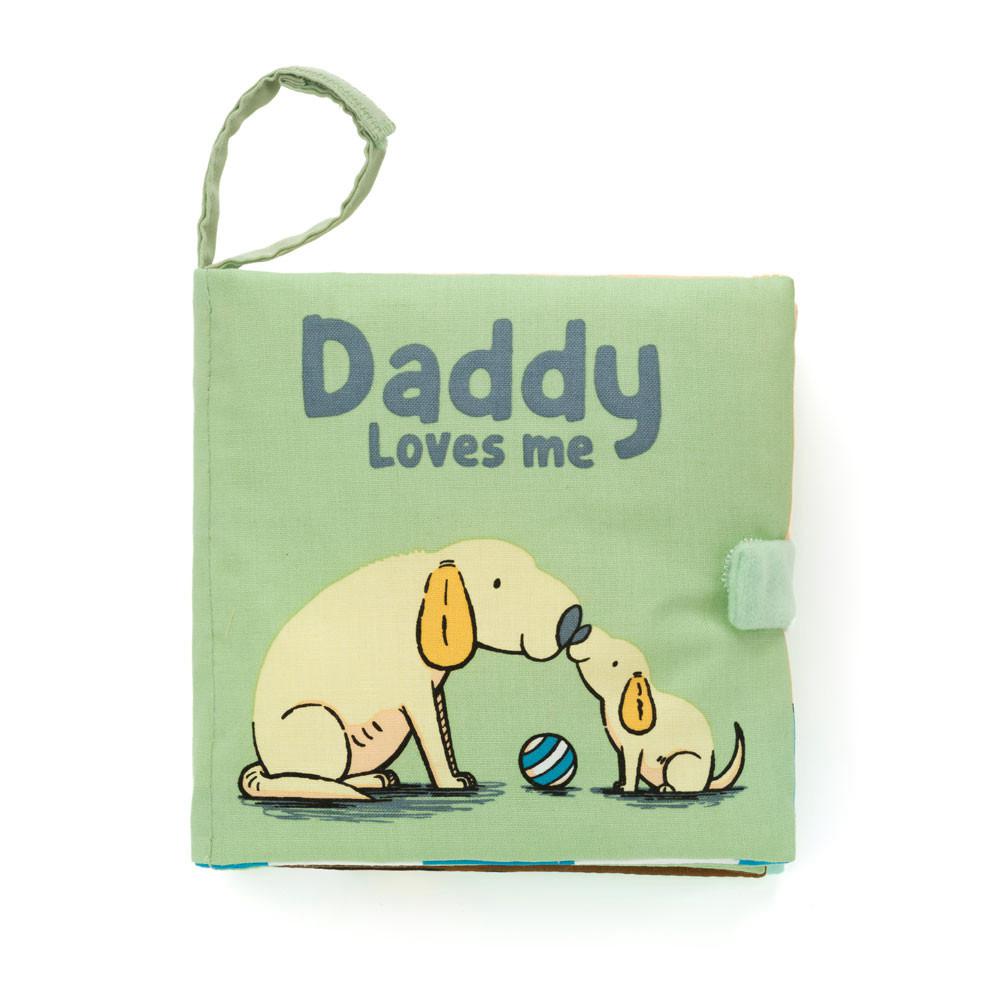 Jellycat Daddy Loves Me Book 15cm x 15cm x 5cm Baby & Books Grün | Deutschland  526-CPOQEM