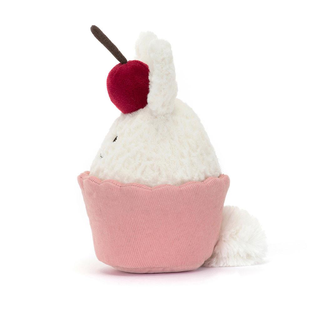 Jellycat Dainty Dessert Bunny Cupcake 14cm x 10cm x 9cm Amuseables Weiß | Deutschland  853-YGZDIE