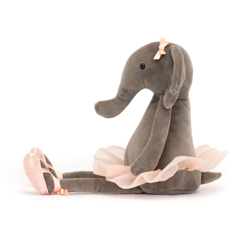 Jellycat Dancing Darcey Elephant 33cm x 9cm x 8cm Animals Grau | Deutschland  574-XZDQKH
