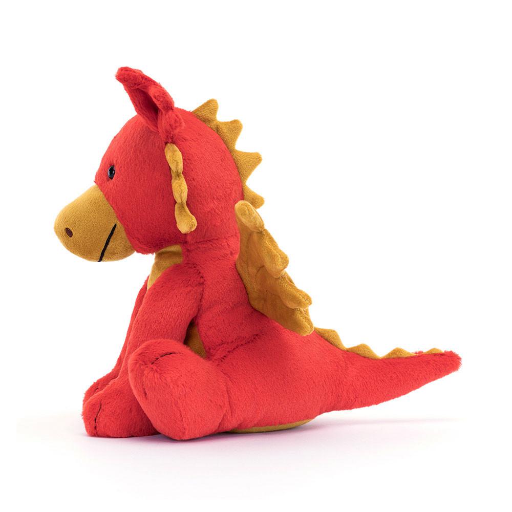 Jellycat Darvin Dragon 24cm x 20cm x 12cm Animals Rot | Deutschland  435-QBASXK