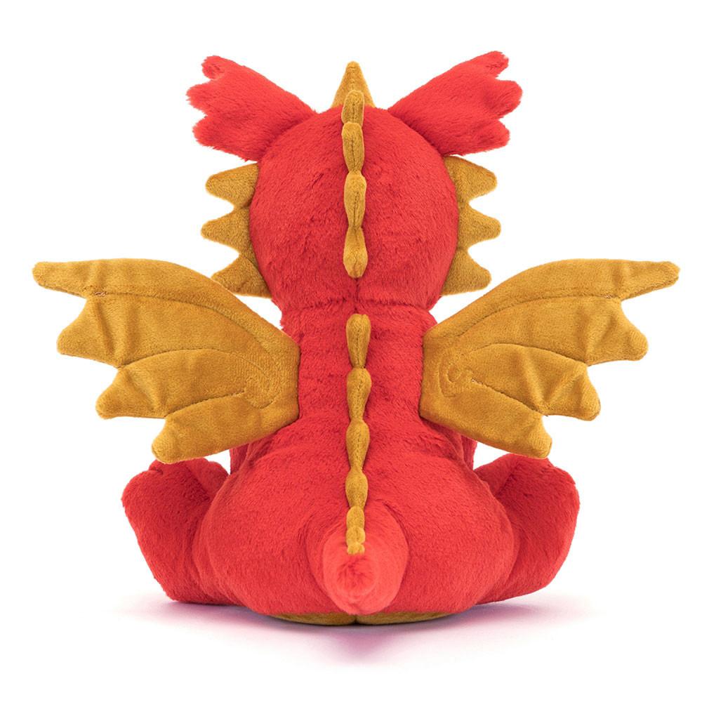 Jellycat Darvin Dragon 24cm x 20cm x 12cm Animals Rot | Deutschland  435-QBASXK