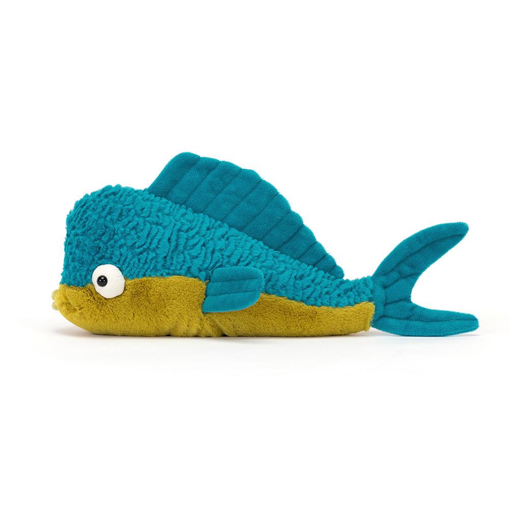 Jellycat Delano Dorado Fish 12cm x 9cm x 24cm Animals Blau | Deutschland  946-JKMCAG