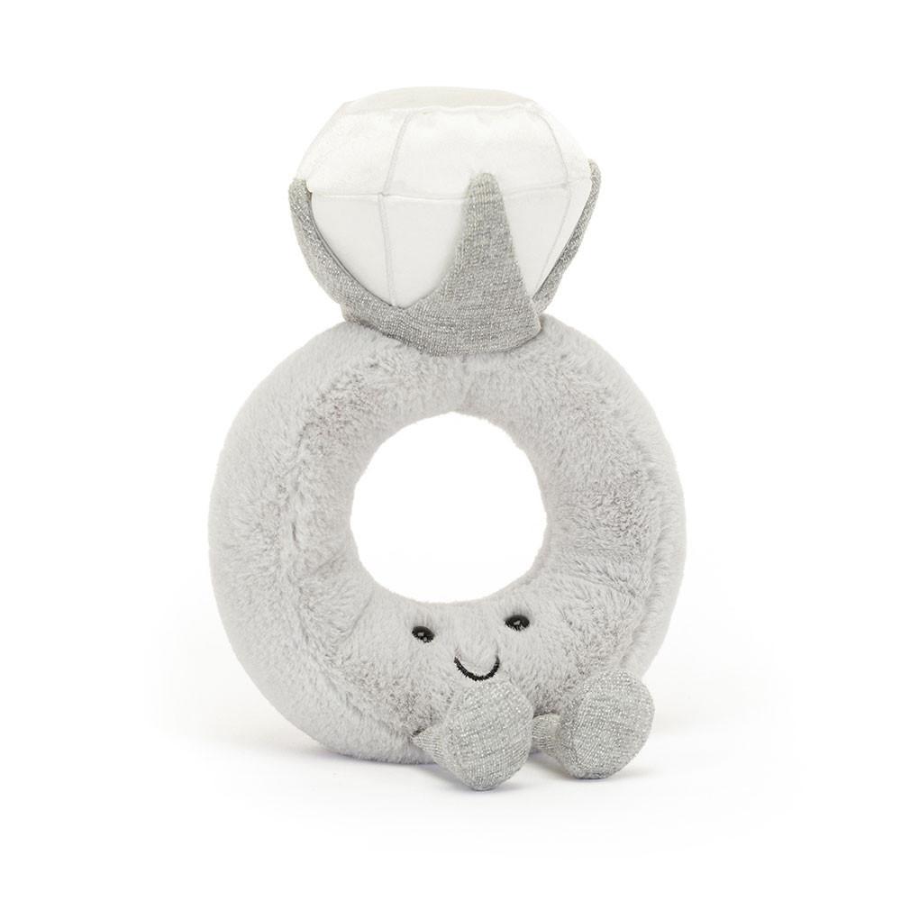 Jellycat Diamond Ring 20cm x 12cm x 5cm Amuseables Grau | Deutschland  736-KVMGHD