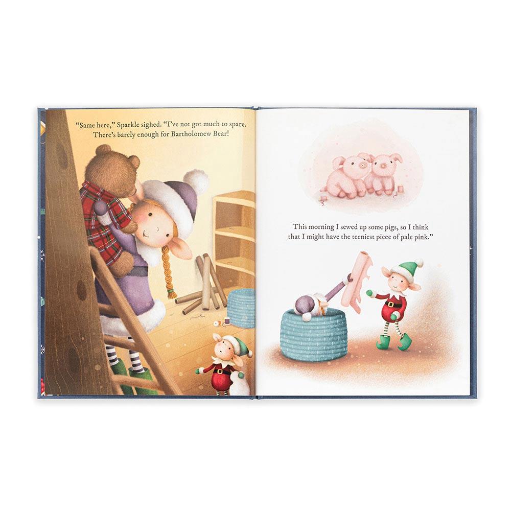 Jellycat Eldo Elf and the Patchwork Bashful Bunny Book 29cm x 22cm x 1cm Baby & Books Rot | Deutschland  587-MYLEPR