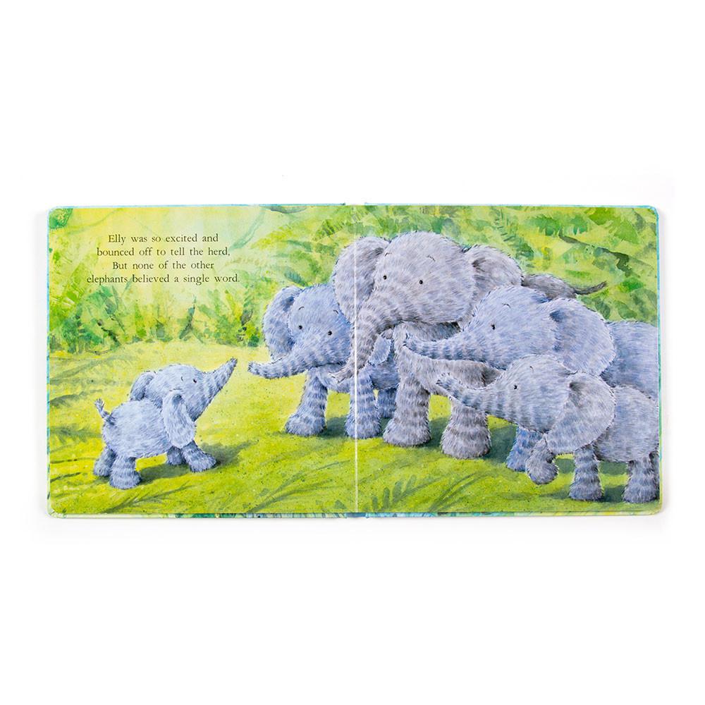 Jellycat Elephants Can't Fly Book and Fuddlewuddle Elephant Medium Discover Blau | Deutschland  207-BGNRLA