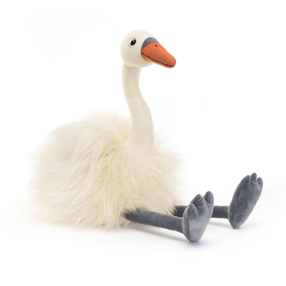 Jellycat Evelyn Swan 50cm x 15cm 20cm Animals Weiß | Deutschland  102-NJEQSM