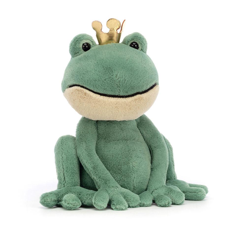 Jellycat Fabian Frog Prince 23cm x 21cm x 11cm Animals Grün | Deutschland  421-GHEUBI