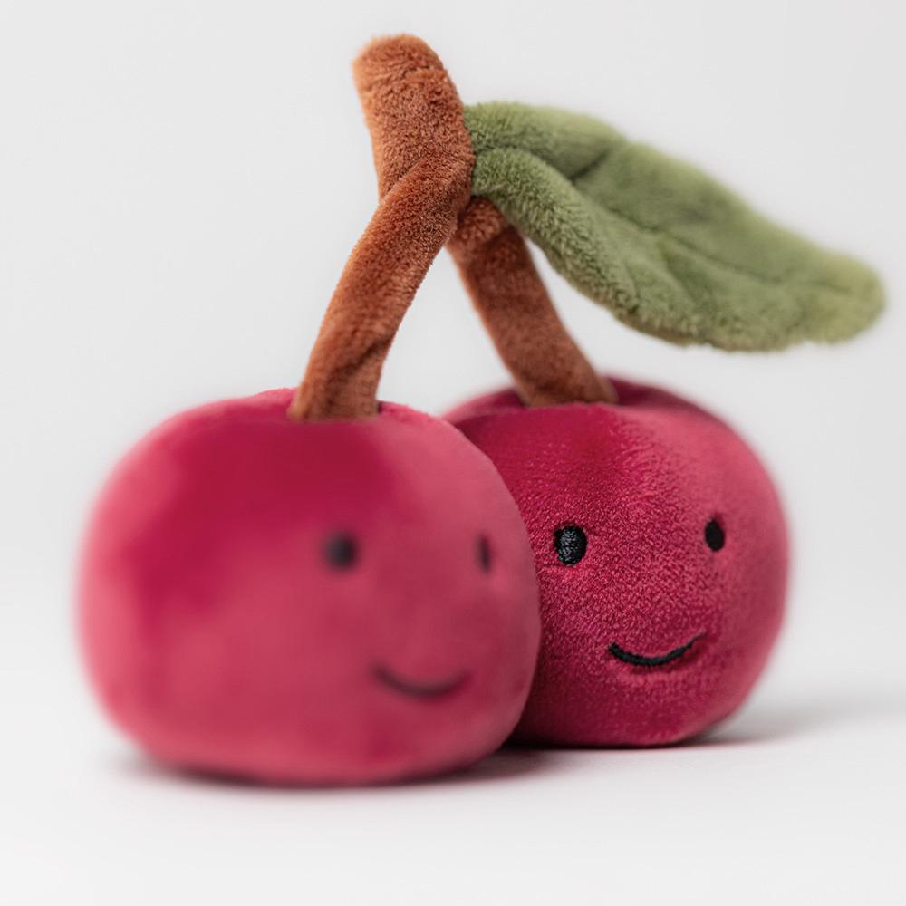 Jellycat Fabulous Fruit Cherry 9cm x 11cm x 5cm Amuseables Rot | Deutschland  452-SMKXHV
