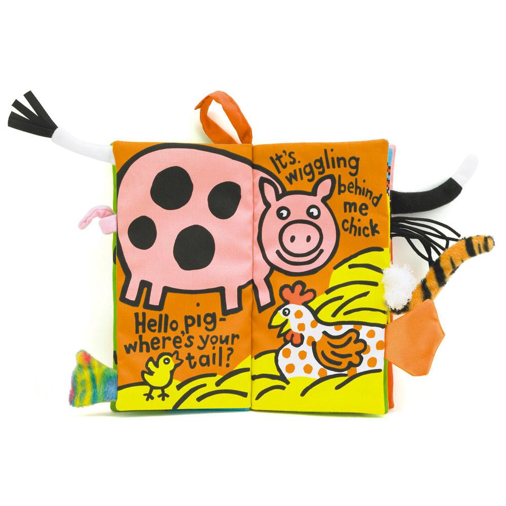 Jellycat Farm Tails Activity Book 22cm x 13cm x 5cm Baby & Books Grün | Deutschland  954-XPRTWG