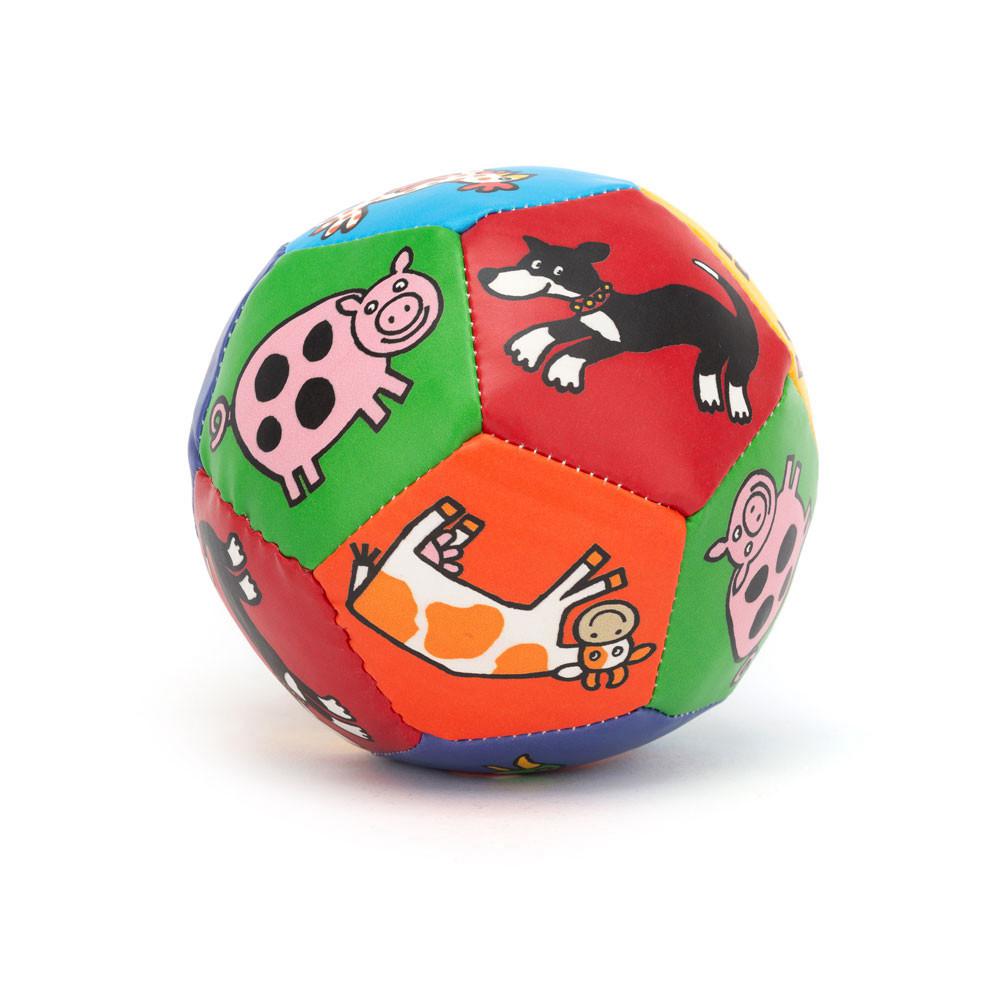 Jellycat Farm Tails Boing Ball 10cm x 10cm x 10cm Baby & Books Rot | Deutschland  126-EIHUJS