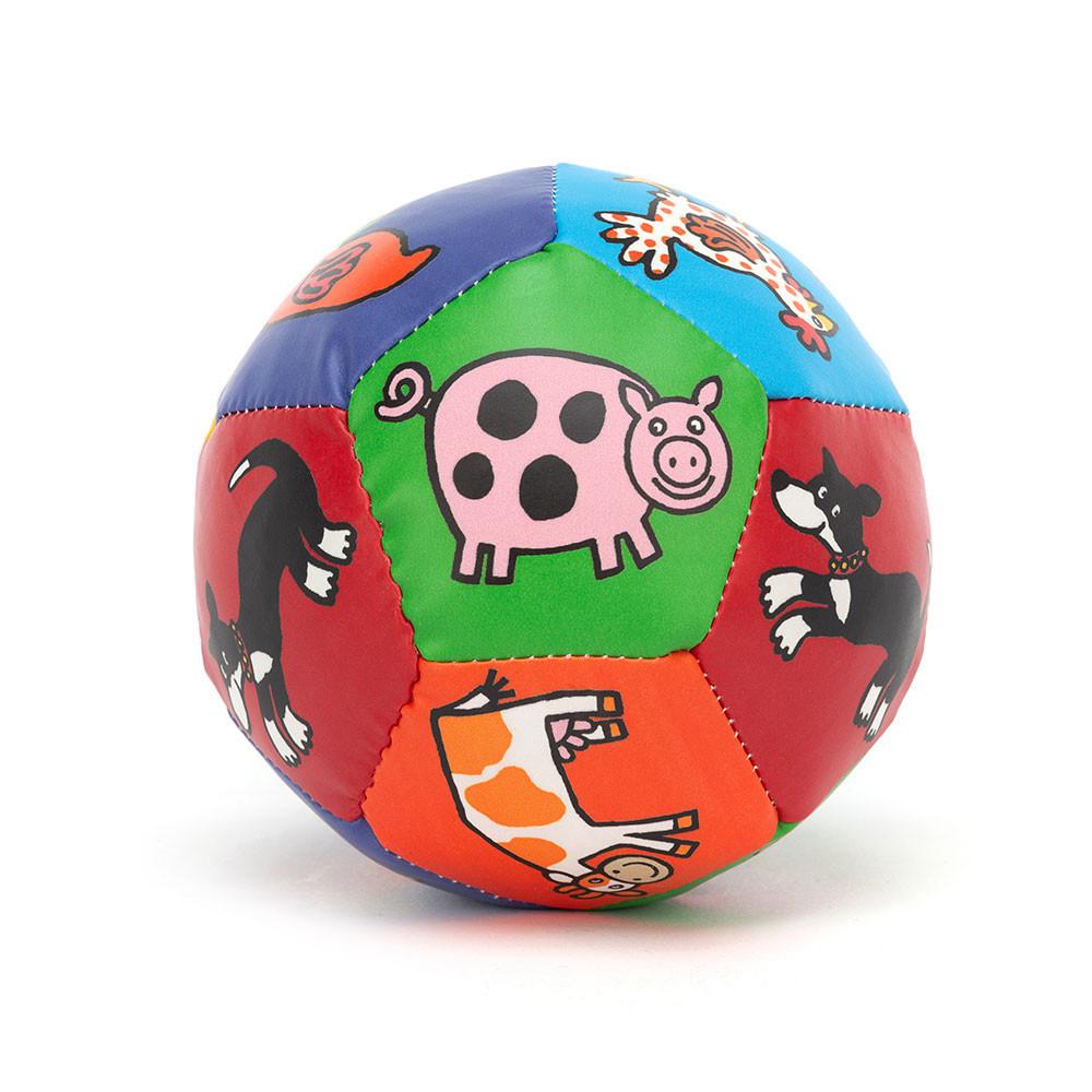 Jellycat Farm Tails Boing Ball 10cm x 10cm x 10cm Baby & Books Rot | Deutschland  126-EIHUJS