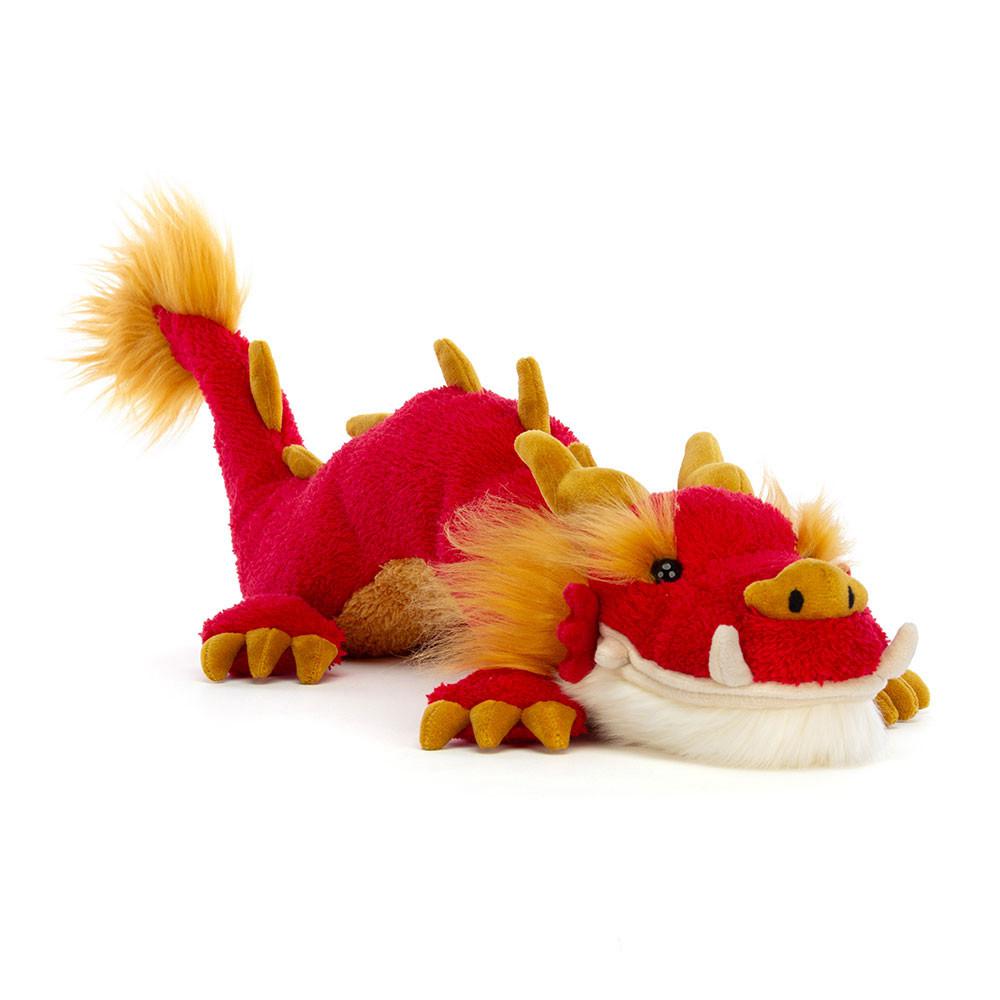 Jellycat Festival Dragon 4.3in x 7.1in x 16.5in Animals Rot | Deutschland  853-FAWBHU