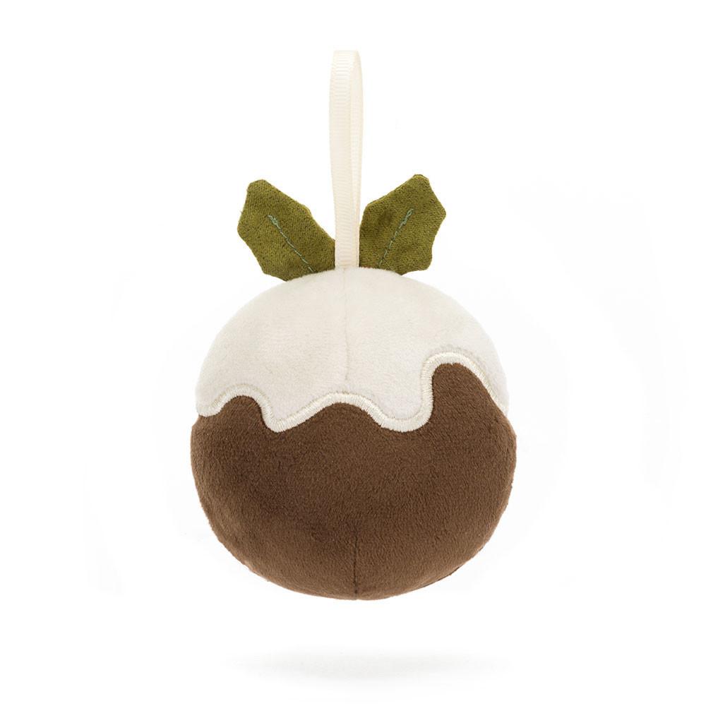 Jellycat Festive Folly Christmas Pudding 13cm x 7cm x 5cm Amuseables Braun | Deutschland  509-YNQMZW