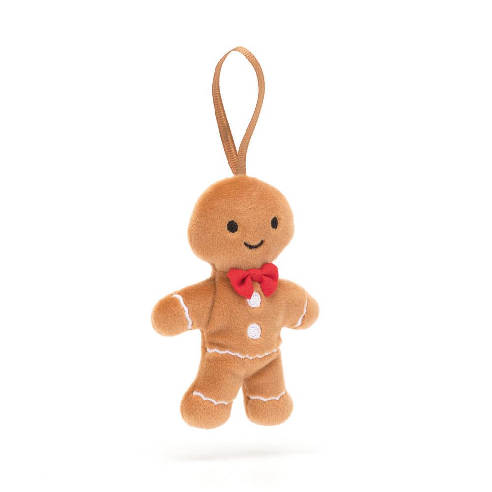 Jellycat Festive Folly Gingerbread Fred 16cm x 4cm x 2cm Amuseables Braun | Deutschland  076-TCVMHR