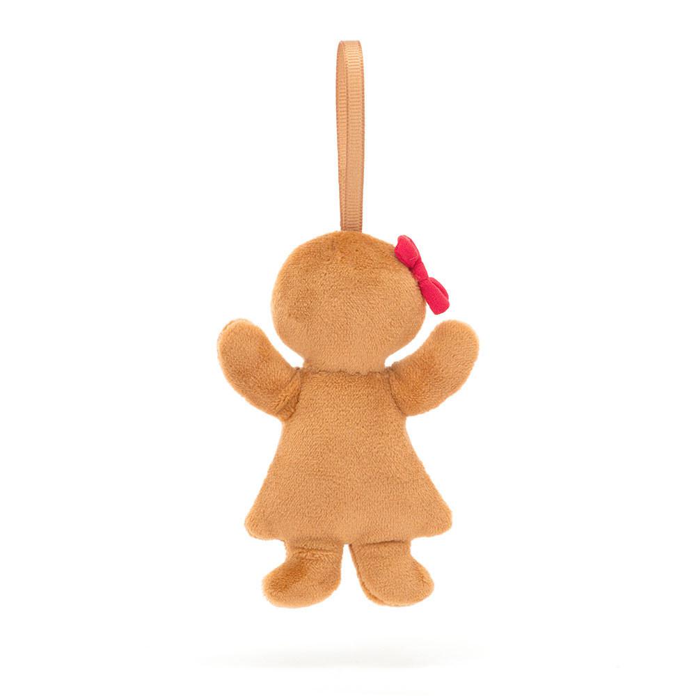 Jellycat Festive Folly Gingerbread Ruby 10cm x 6cm x 2cm Amuseables Braun | Deutschland  980-IJGZSF