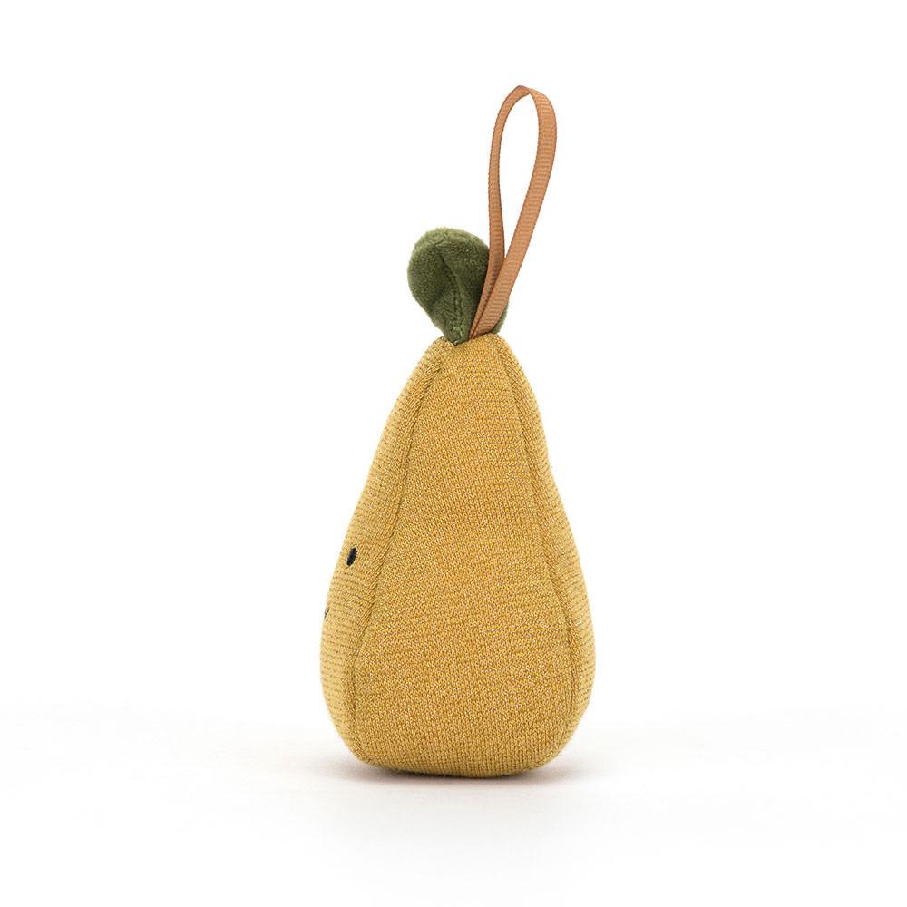 Jellycat Festive Folly Pear 10cm x 6cm x 6cm Amuseables Gelb | Deutschland  780-HTMLXE