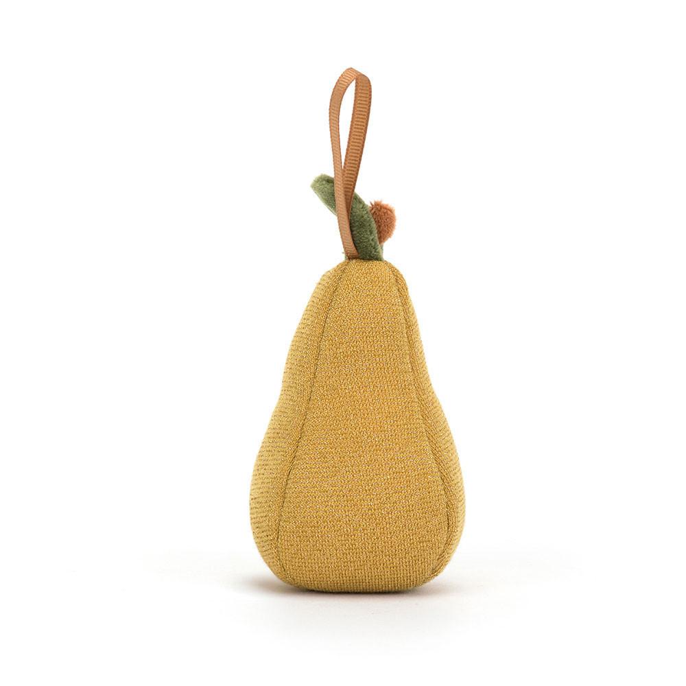 Jellycat Festive Folly Pear 10cm x 6cm x 6cm Amuseables Gelb | Deutschland  780-HTMLXE