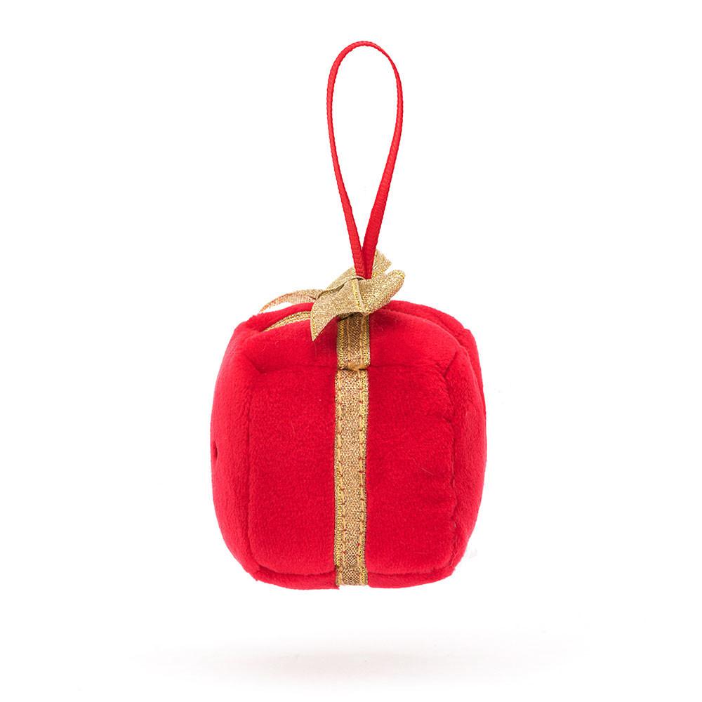 Jellycat Festive Folly Present 13cm x 7cm x 7cm Amuseables Rot | Deutschland  342-NKHBZD