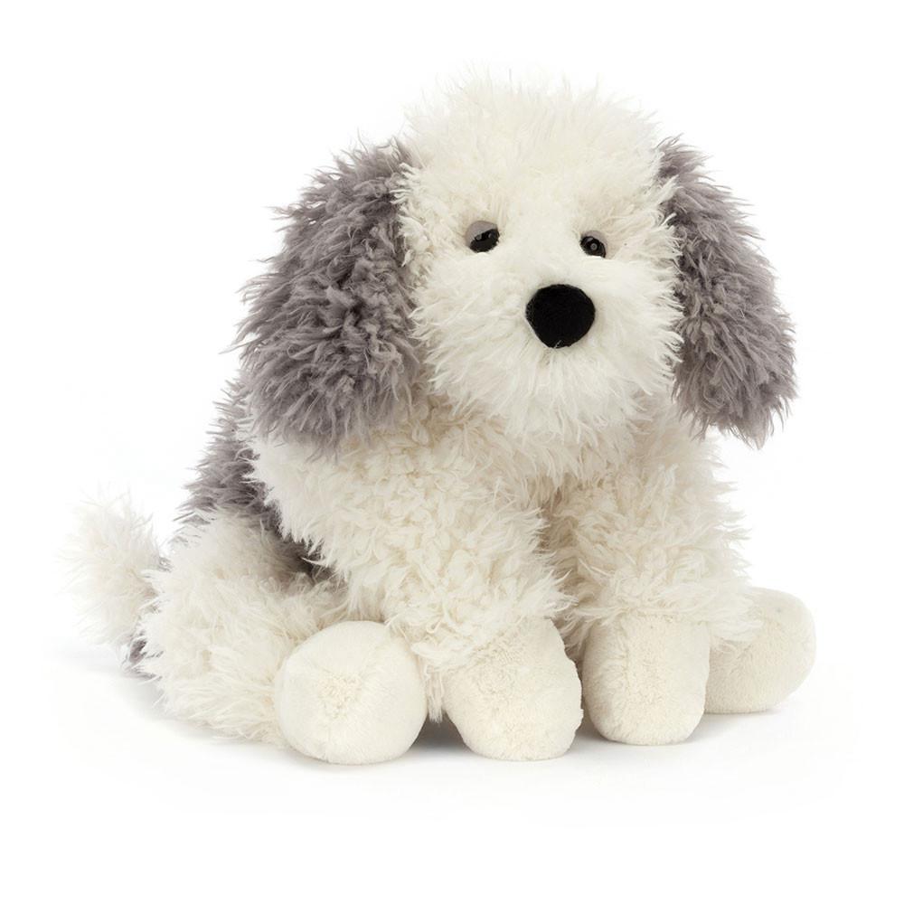 Jellycat Floofie Sheepdog 16cm x 20cm x 47cm Animals Weiß | Deutschland  016-KJEMZS