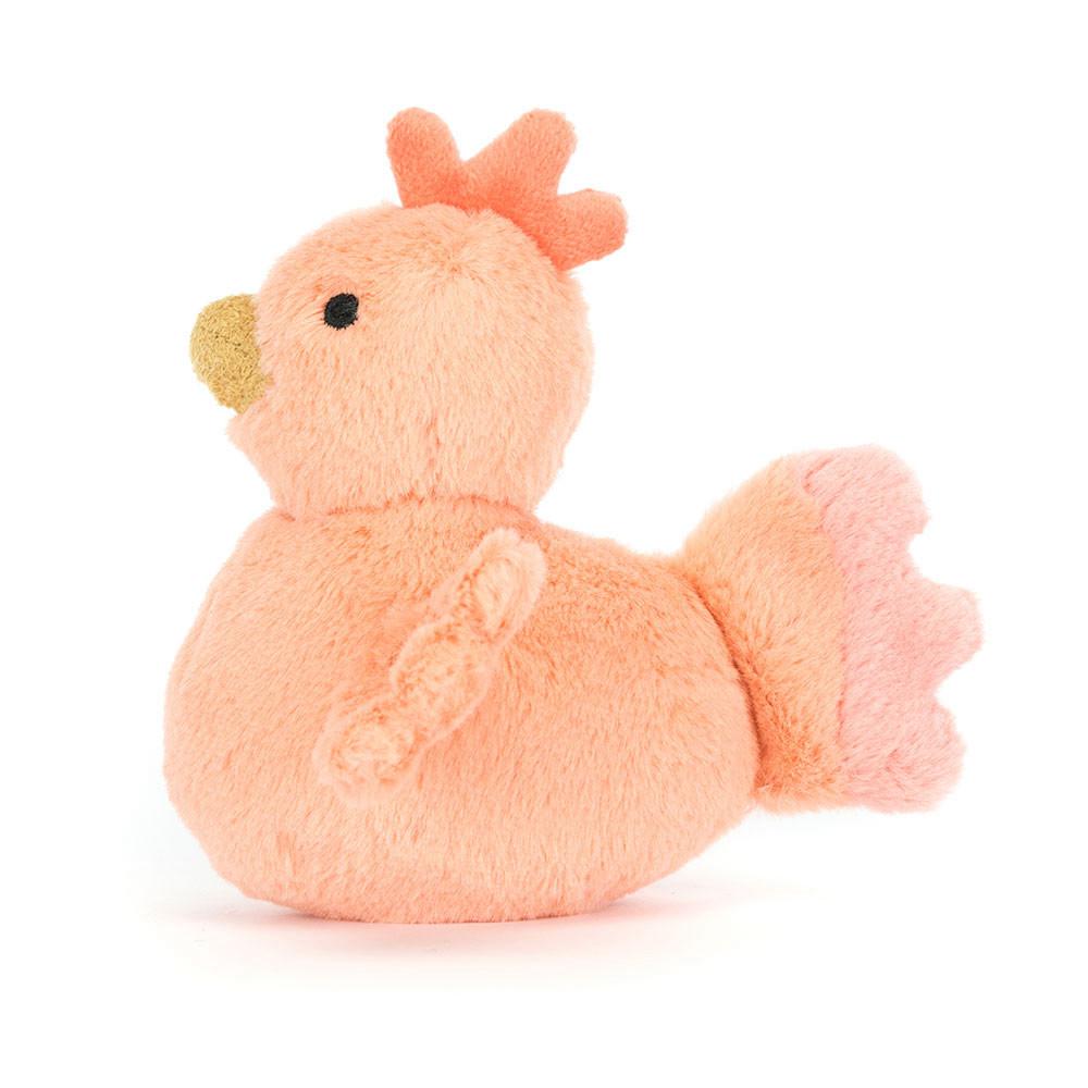 Jellycat Fluffy Chicken 11cm x 6cm x 11cm Animals Orange | Deutschland  841-TIDVYS