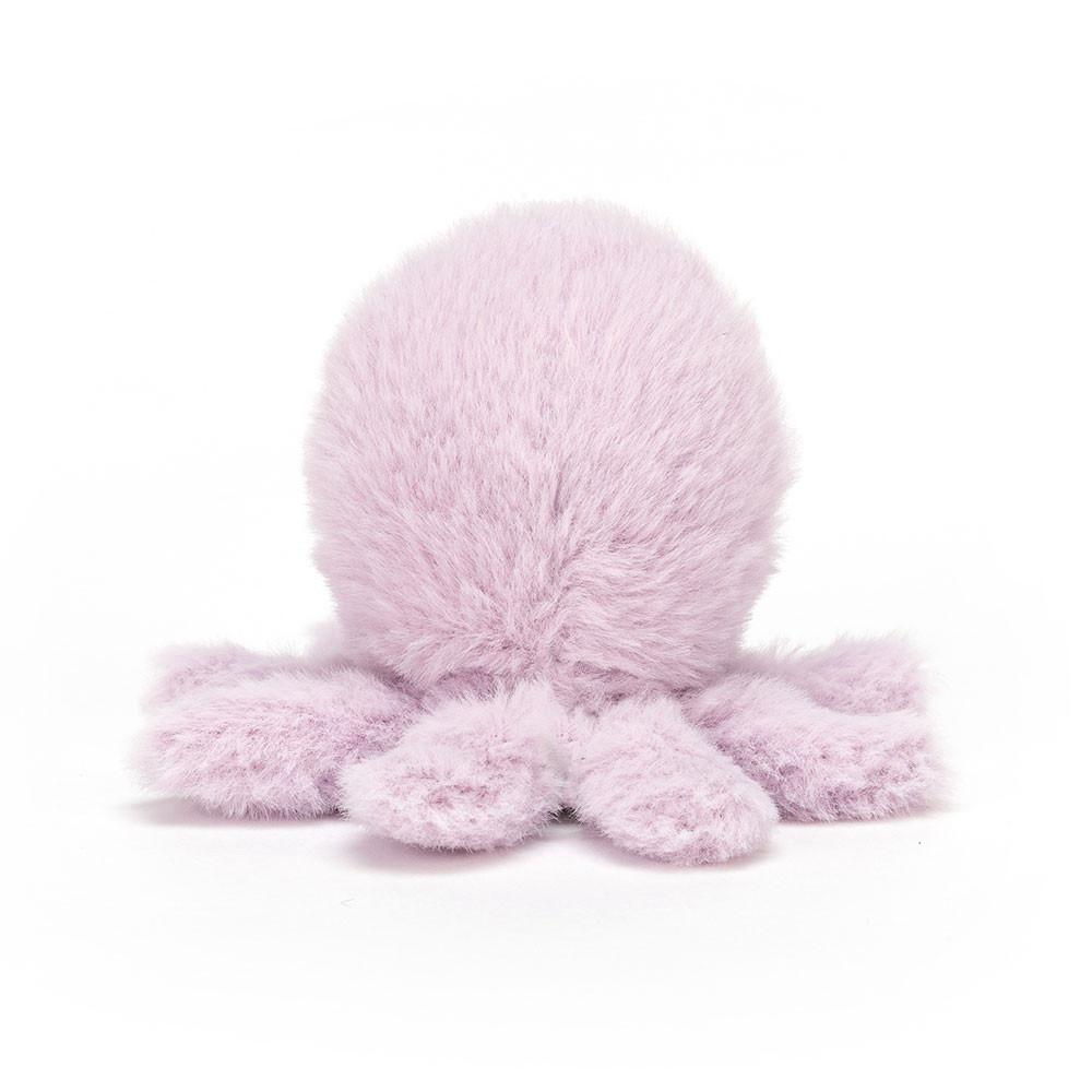 Jellycat Fluffy Octopus 8cm x 11cm x 10cm Animals Lila | Deutschland  426-MAQYDN