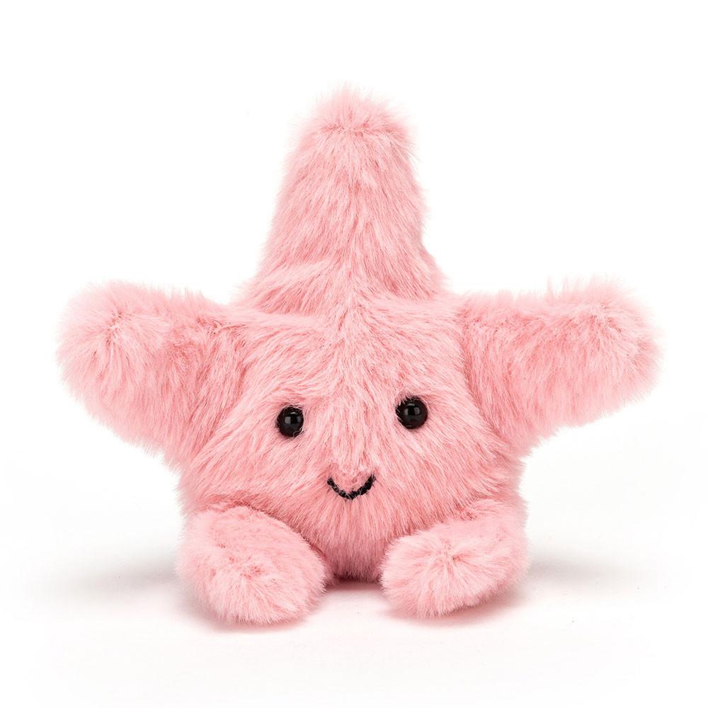 Jellycat Fluffy Starfish 10cm x 7cm x 4cm Animals Rosa | Deutschland  482-RKNETL