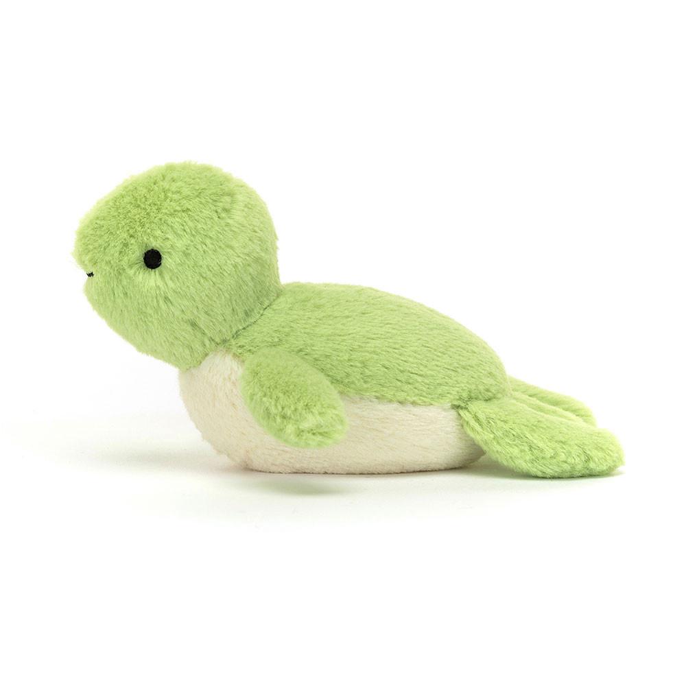 Jellycat Fluffy Turtle 7cm x 5cm x 9cm Animals Grün | Deutschland  109-UDHKEL