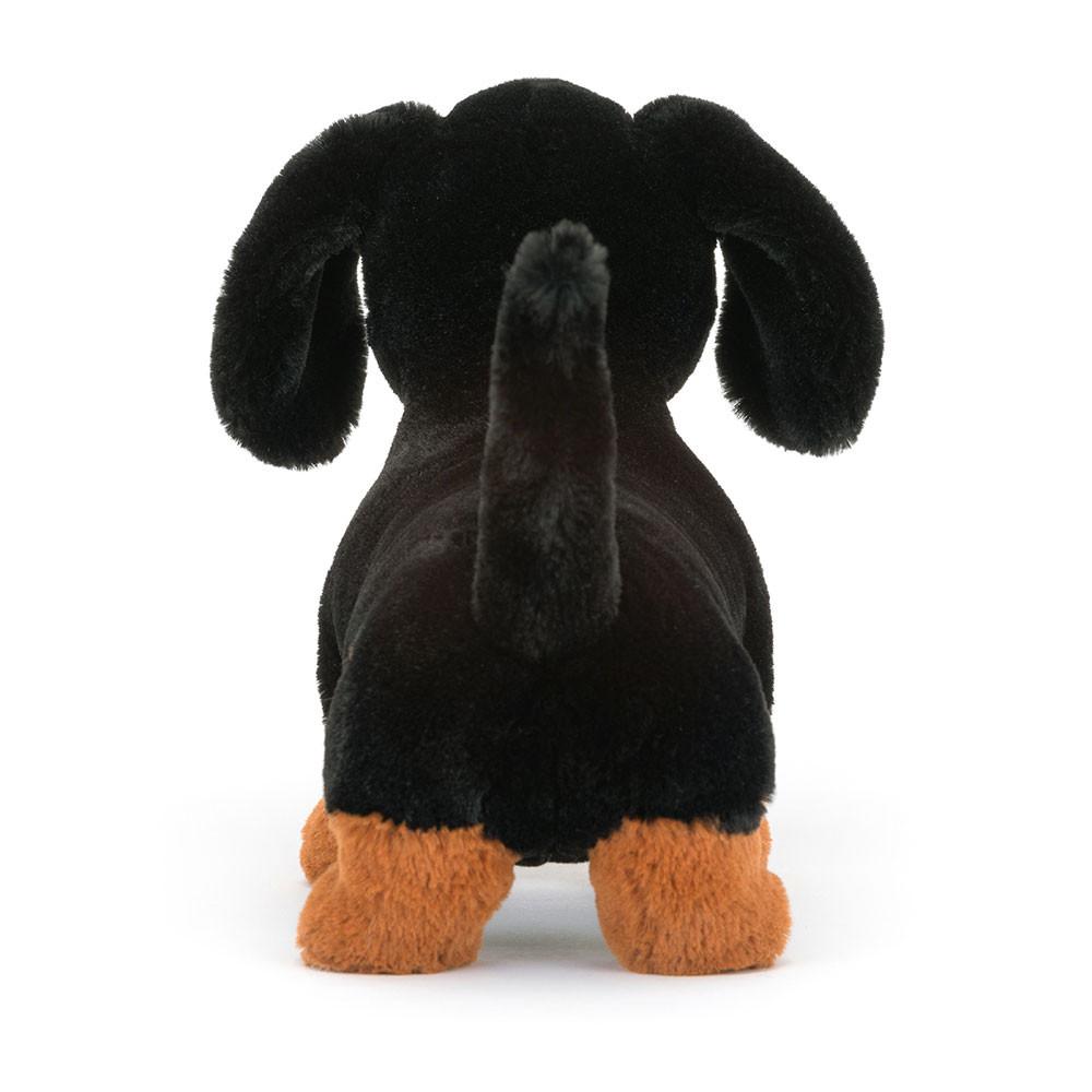 Jellycat Freddie Sausage Dog 7.5in x 3.5in x 11.4in Animals Schwarz | Deutschland  681-FOUDNZ