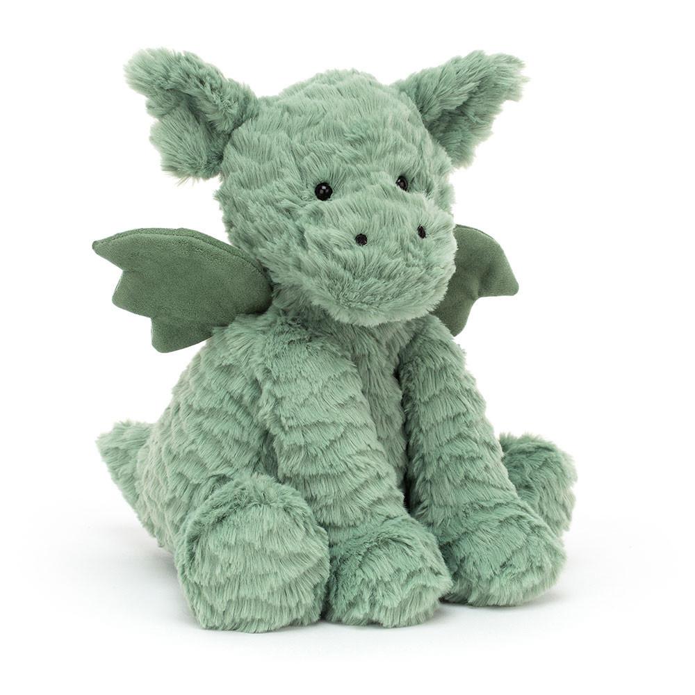 Jellycat Fuddlewuddle Dragon 23cm x 13cm x 9cm Animals Grün | Deutschland  721-GPYSJR