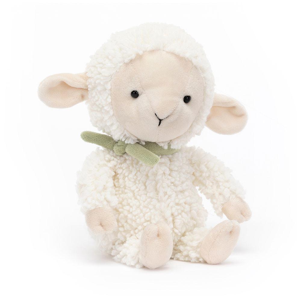 Jellycat Fuzzkin Lamb 25cm x 9cm x 5cm Animals Weiß | Deutschland  701-OZCMYE