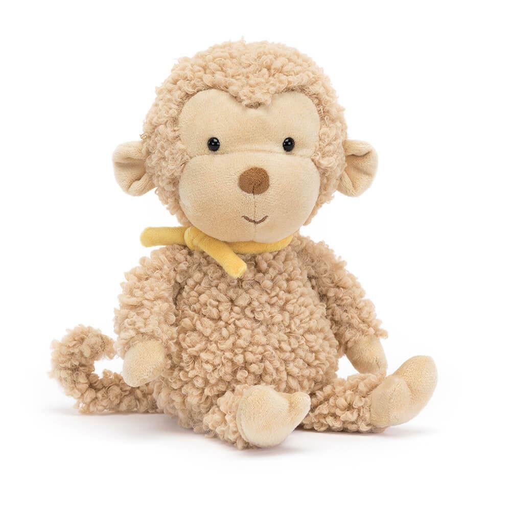 Jellycat Fuzzkin Monkey 25cm x 9cm x 5cm Animals Braun | Deutschland  145-XBOWVA