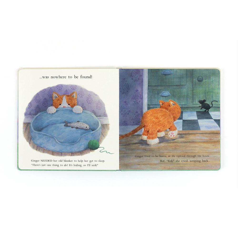 Jellycat Ginger, the Courageous Kitten Book 23cm x 23cm x 2cm Baby & Books Orange | Deutschland  265-TXNRDC