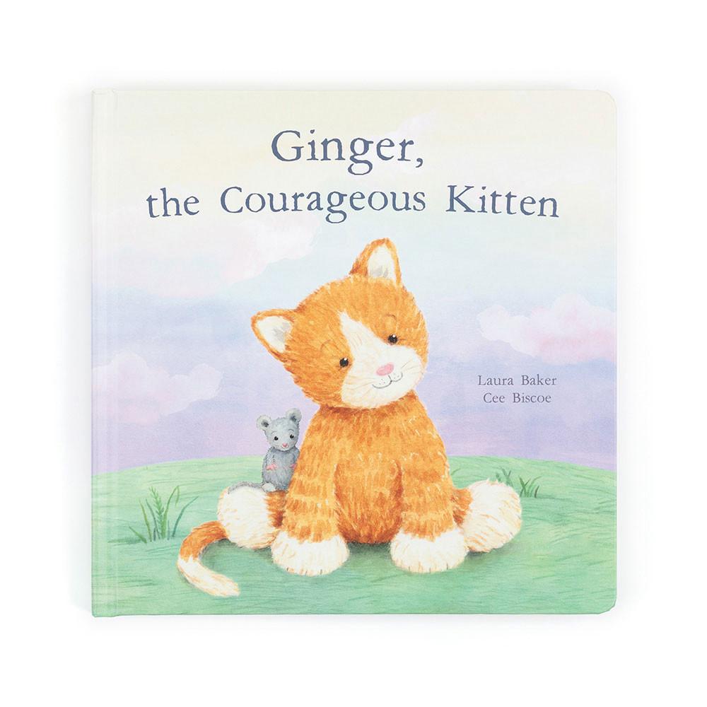 Jellycat Ginger, the Courageous Kitten Book 23cm x 23cm x 2cm Baby & Books Orange | Deutschland  265-TXNRDC