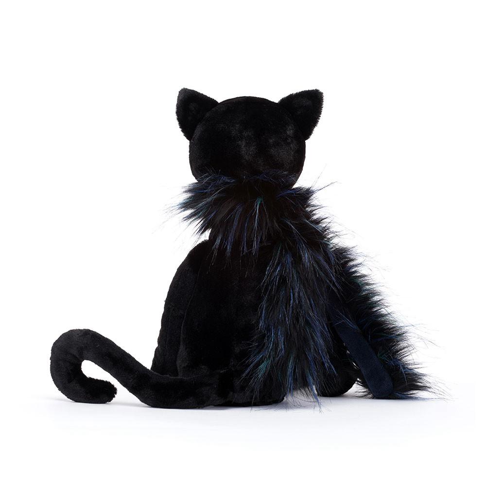 Jellycat Glamorama Cat 16.9in x 3.9in x 3.9in Animals Schwarz | Deutschland  037-LSVEJY