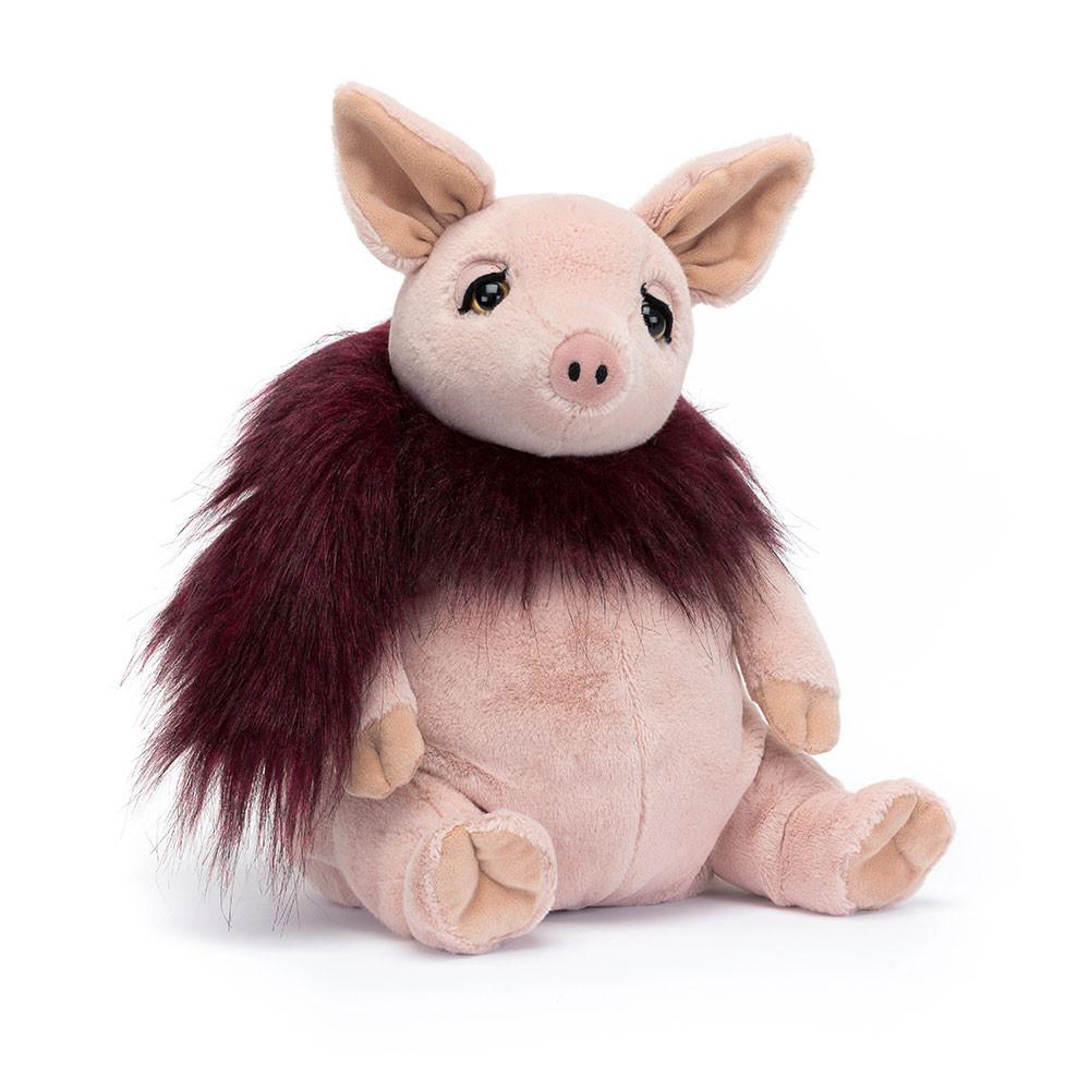 Jellycat Glamorama Pig 32cm x 17cm x 16cm Animals Rosa | Deutschland  957-OBKNCA