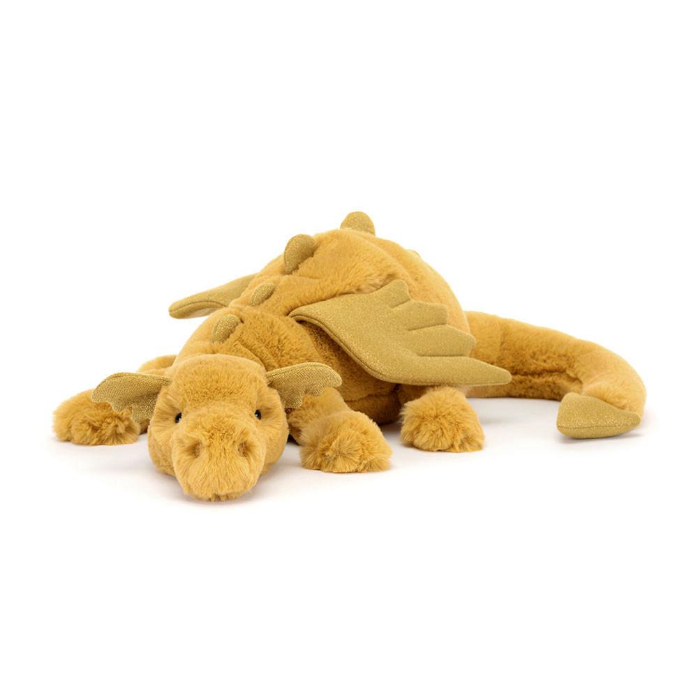 Jellycat Golden Dragon 12cm x 14cm x 50cm Animals Gelb | Deutschland  308-RATNCB