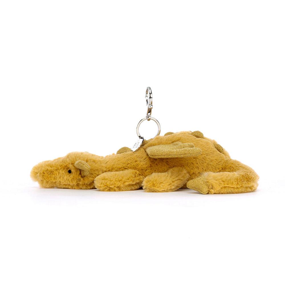 Jellycat Golden Dragon 12cm x 8cm x 22cm Bag Charm Gelb | Deutschland  813-KLXGEO