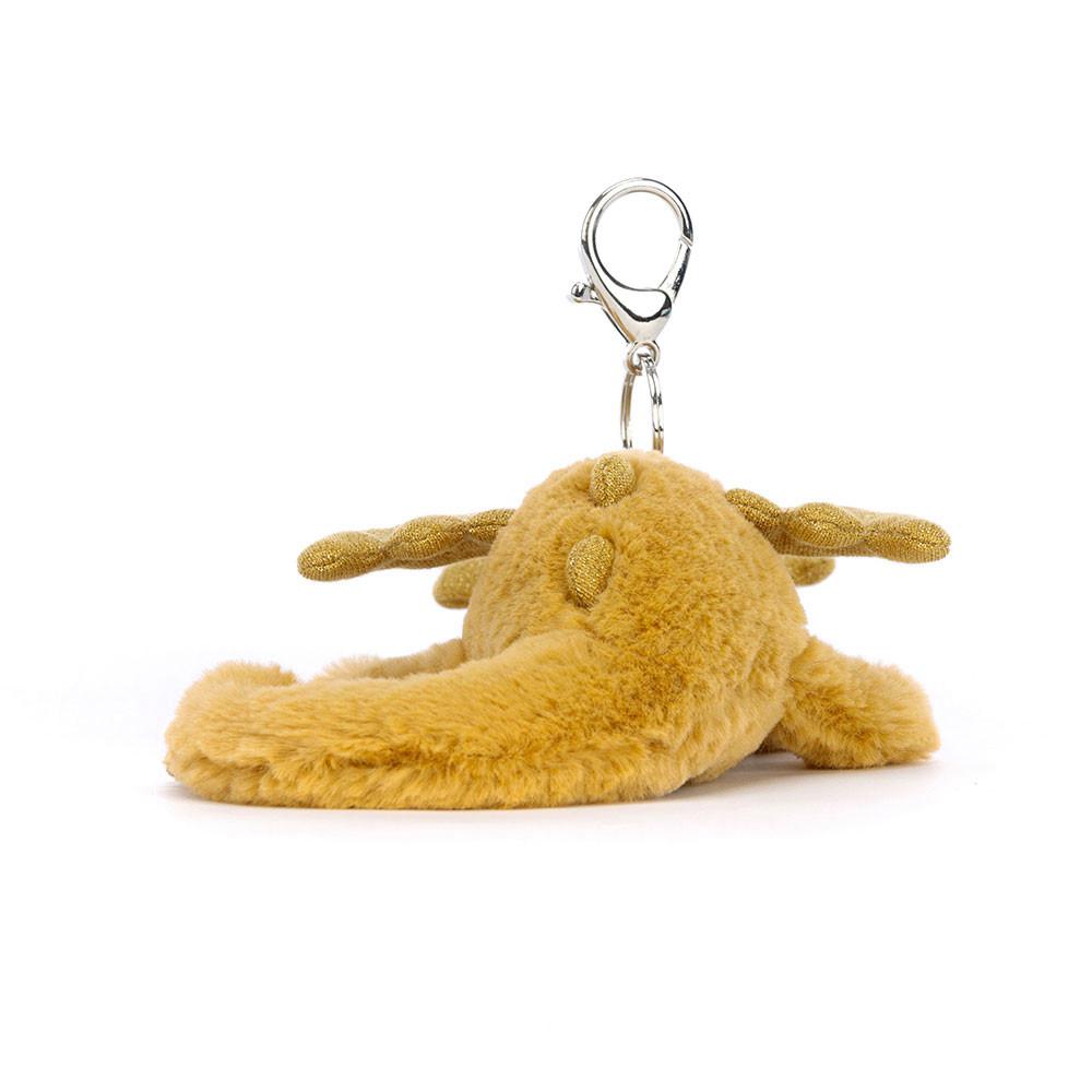Jellycat Golden Dragon 12cm x 8cm x 22cm Bag Charm Gelb | Deutschland  813-KLXGEO