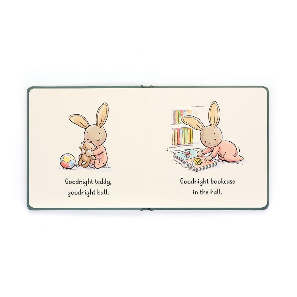 Jellycat Goodnight Bunny Book and Rock-A-Bye Bunny Discover Blau | Deutschland  357-GVECHB