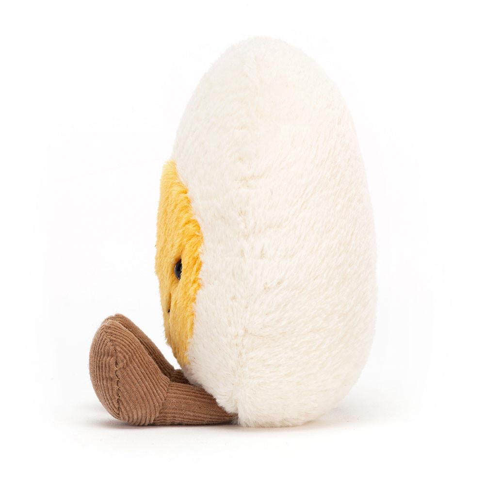 Jellycat Happy Boiled Egg 14cm x 9cm x 4cm Amuseables Weiß | Deutschland  506-GCERHO