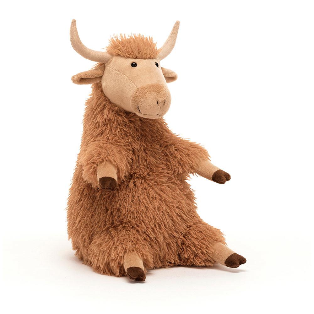 Jellycat Herbie Highland Cow 11in x 5.5in x 4.7in Animals Braun | Deutschland  218-JZFAWM