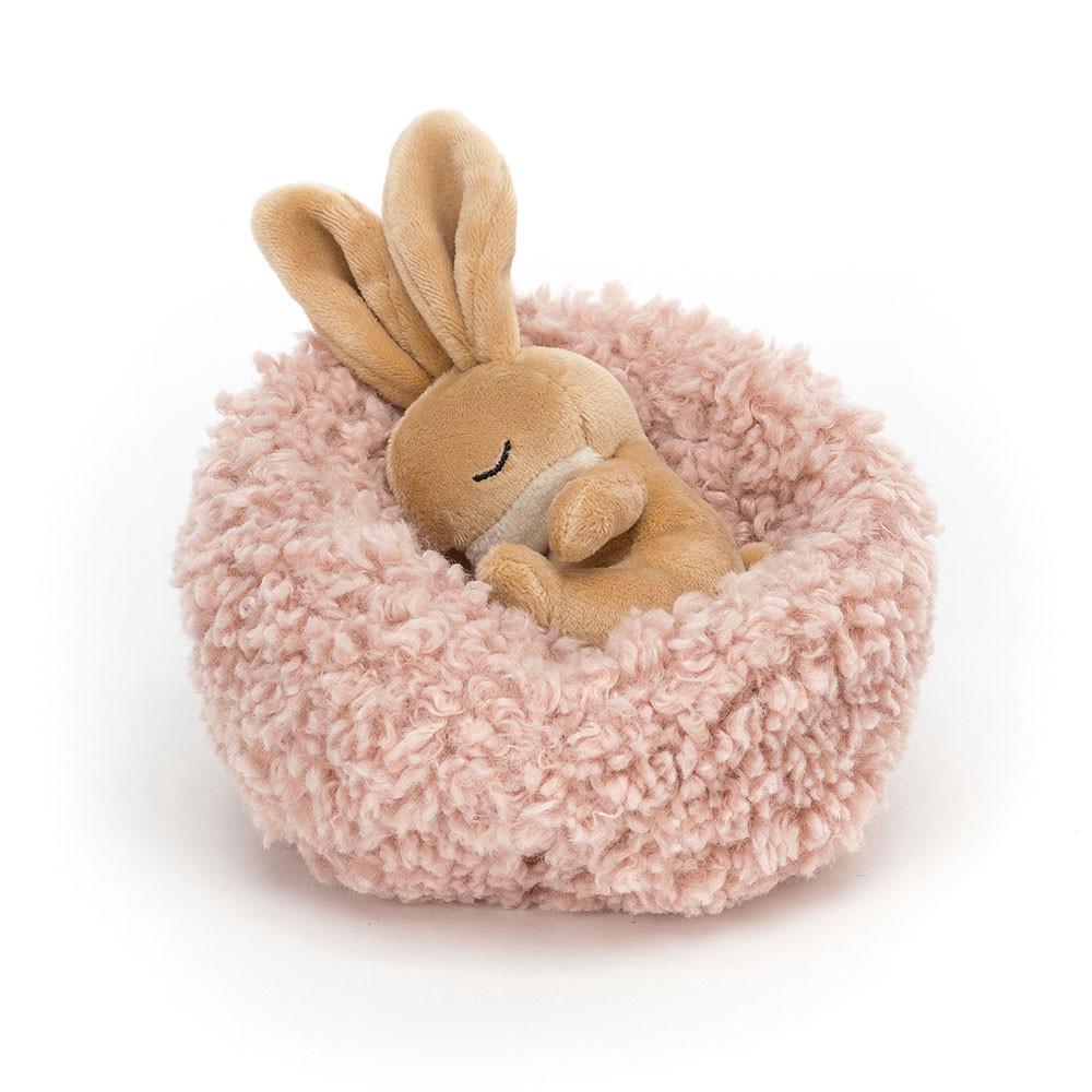 Jellycat Hibernating Bunny 9cm x 13cm x 13cm Animals Beige | Deutschland  905-WVBEUK