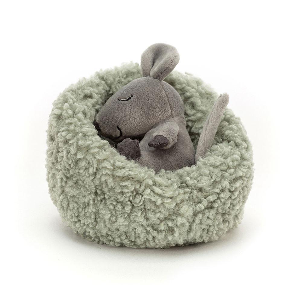 Jellycat Hibernating Mouse 9cm x 13cm x 13cm Animals Grau | Deutschland  480-FNGAEP
