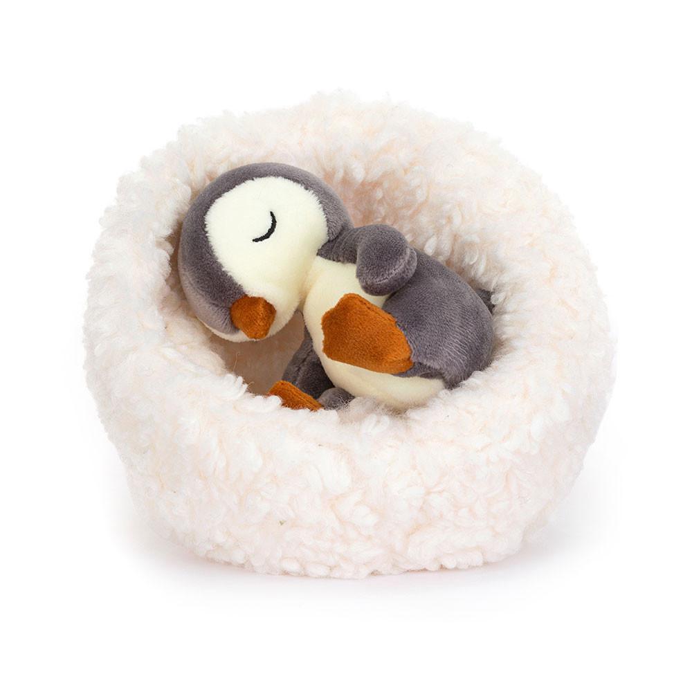 Jellycat Hibernating Penguin 9cm x 13cm x 13cm Animals Schwarz | Deutschland  123-IWBJZC