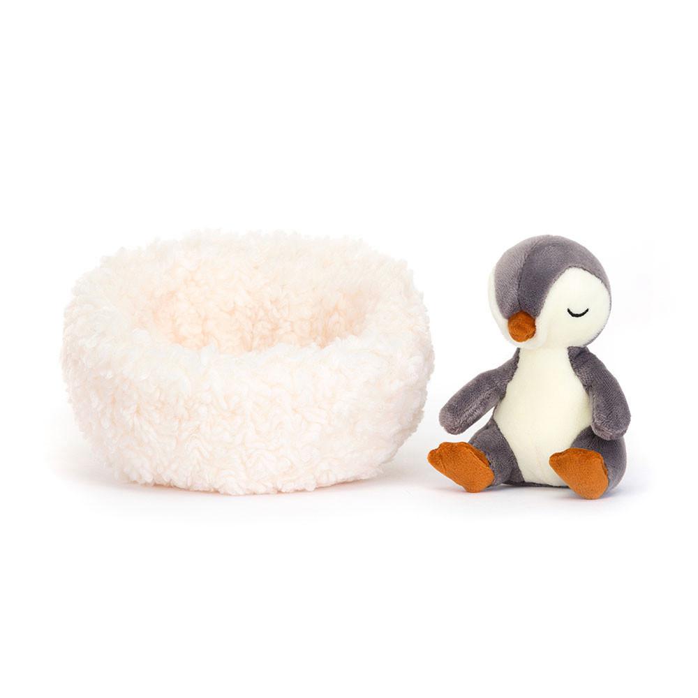 Jellycat Hibernating Penguin 9cm x 13cm x 13cm Animals Schwarz | Deutschland  123-IWBJZC