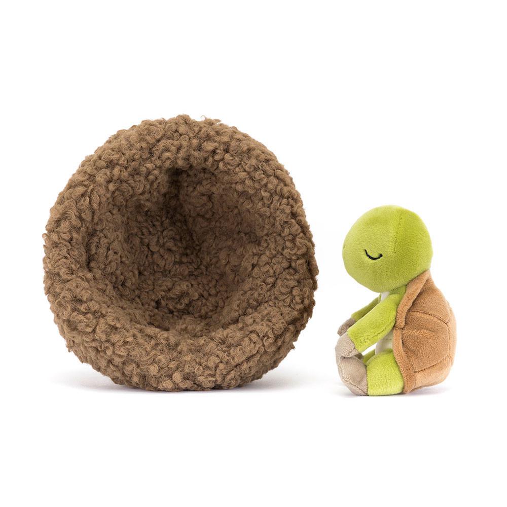 Jellycat Hibernating Tortoise 9cm x 13cm x 13cm Animals Grün | Deutschland  280-LKEQND